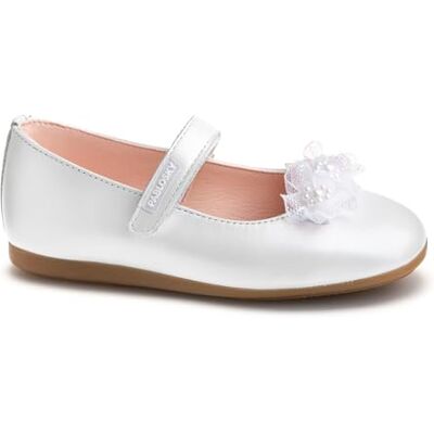Pablosky Linda 358608 Mary Jane Flache Schuhe, weiß, 38 EU Pablosky Linda 358608 Mary Jane Flache Schuhe, weiß, 38 EU