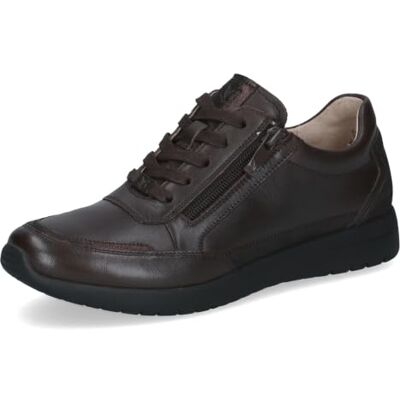 CAPRICE Damen Sneaker aus Leder, Rot (Bordeaux Metal), 40 CAPRICE Damen Sneaker aus Leder, Rot (Bordeaux Metal), 40