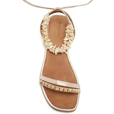 GIOSEPPO Damen 75477 Sandale, Platinfarben, 35 EU GIOSEPPO Damen 75477 Sandale, Platinfarben, 35 EU