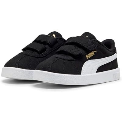 Puma Unisex Baby Club II V INF Sneaker, Black White Gold, 20.5 EU Puma Unisex Baby Club II V INF Sneaker, Black White Gold, 20.5 EU