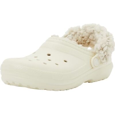 Crocs ,Unisex Kinder,Classic Fleece Lined Clog K,Summit White,36-37 Crocs ,Unisex Kinder,Classic Fleece Lined Clog K,Summit White,36-37