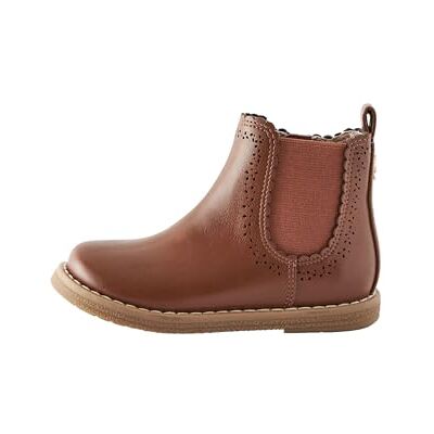 NEXT Mädchen Standard Passform (F) Ankle Boots in Chelsea-Optik NEXT Mädchen Standard Passform (F) Ankle Boots in Chelsea-Optik