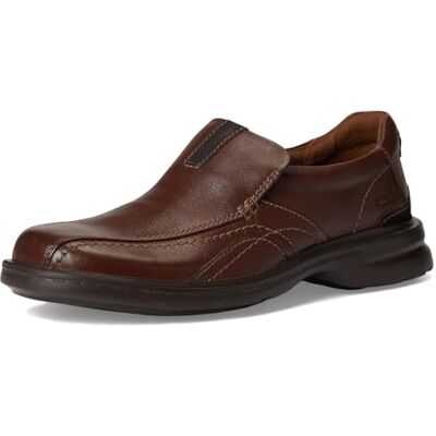 Clarks Herren Gessler Step Loafer, Hellbraunes Leder, 44 EU Clarks Herren Gessler Step Loafer, Hellbraunes Leder, 44 EU
