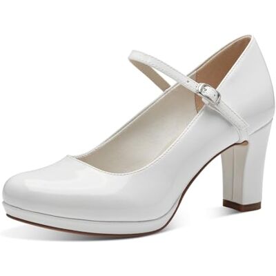Tamaris Slipper Damen Vegan Elegant weiß,EU 38 Tamaris Slipper Damen Vegan Elegant weiß,EU 38