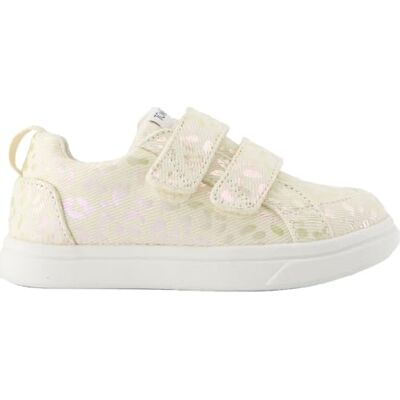 TOMS Girl's Cruz Double Strap Sneaker, Natural Iridescent Leopard, 5 UK Child TOMS Girl's Cruz Double Strap Sneaker, Natural Iridescent Leopard, 5 UK Child