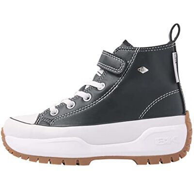 British Knights Mädchen Kaya Mid Fly Sneaker, Schwarz Weiss, 35 EU British Knights Mädchen Kaya Mid Fly Sneaker, Schwarz Weiss, 35 EU