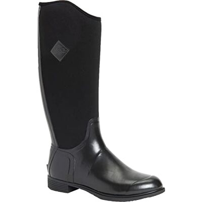 Muck Boots Damen Derby Tall Gummistiefel, Schwarz, 44 EU Muck Boots Damen Derby Tall Gummistiefel, Schwarz, 44 EU