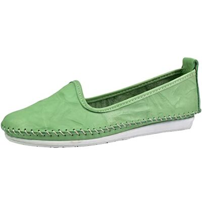Andrea Conti Damen Slipper Mokassin aus weichem Leder im Boho Style 0027449 Andrea Conti Damen Slipper Mokassin aus weichem Leder im Boho Style 0027449