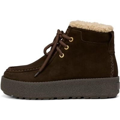 Marc O' Polo Marc OߴPolo Damen Schnürschuhe aus Veloursleder gefüttert, Braun (Dark Earth), 36 Marc O' Polo Marc OߴPolo Damen Schnürschuhe aus Veloursleder gefüttert, Braun (Dark Earth), 36