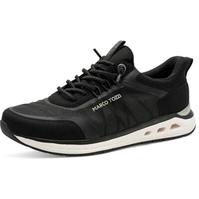 MARCO TOZZI Damen 2-23770-45 Sneaker, Black Glitter, 37 EU MARCO TOZZI Damen 2-23770-45 Sneaker, Black Glitter, 37 EU