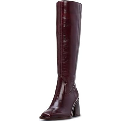 Vince Camuto Damen Sangeti2 Sangeti Kniehohe Stiefel gestapeltem Absatz, Dunkles Mahagoni, breite Wade, 39 EU Vince Camuto Damen Sangeti2 Sangeti Kniehohe Stiefel gestapeltem Absatz, Dunkles Mahagoni, breite Wade, 39 EU