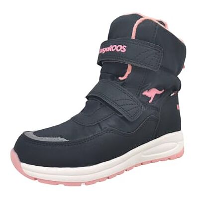 KangaROOS Mädchen K-pe Nala V Rtx Stiefel, Jet Black Rose, 33 EU KangaROOS Mädchen K-pe Nala V Rtx Stiefel, Jet Black Rose, 33 EU