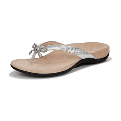 Vionic Damen Bella Sandale, Grau, 35 EU Weit Vionic Damen Bella Sandale, Grau, 35 EU Weit