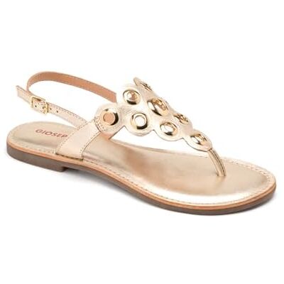 GIOSEPPO Griechische Sandalen Dunbar Leder, Platinfarben, 36 EU GIOSEPPO Griechische Sandalen Dunbar Leder, Platinfarben, 36 EU