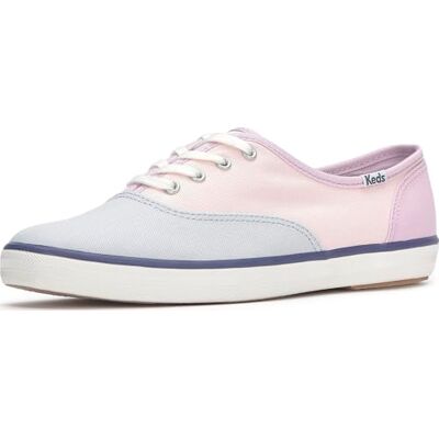 Keds Champion Seasonal Fashion Sneaker für Damen, Pink/Blau/Lila Colorblock-Leinwand, 7.5 Keds Champion Seasonal Fashion Sneaker für Damen, Pink/Blau/Lila Colorblock-Leinwand, 7.5