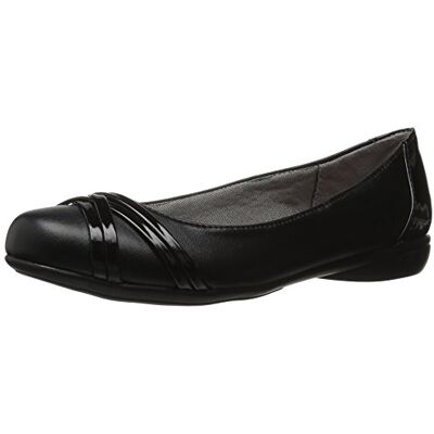 LifeStride Damen Aliza Flach, Schwarz glatt, 35.5 EU LifeStride Damen Aliza Flach, Schwarz glatt, 35.5 EU