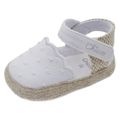 Chicco Sandale mit Klettverschluss, Mädchen 0-24, Weiß, 15 EU Chicco Sandale mit Klettverschluss, Mädchen 0-24, Weiß, 15 EU