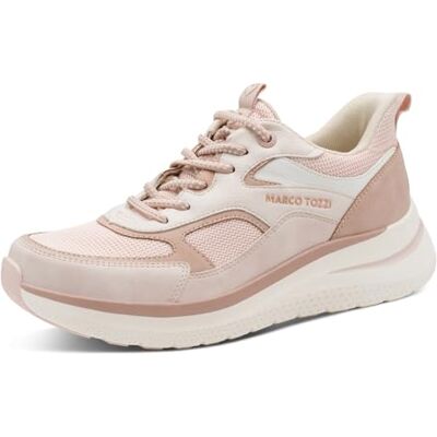 MARCO TOZZI Damen Sneaker weiches Feel Me Wechselfußbett weiches Innenfutter Modisch, rosa (Rose Comb), 41 EU MARCO TOZZI Damen Sneaker weiches Feel Me Wechselfußbett weiches Innenfutter Modisch, rosa (Rose Comb), 41 EU