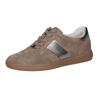 CAPRICE Damen Sneaker flach aus Leder Freizeit, Braun (Mud Comb), 37.5 EU CAPRICE Damen Sneaker flach aus Leder Freizeit, Braun (Mud Comb), 37.5 EU