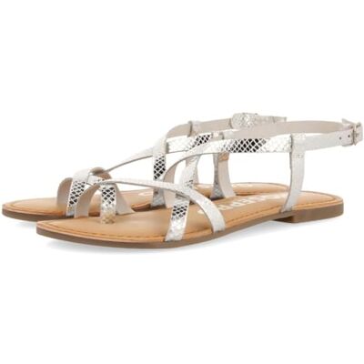 GIOSEPPO Coursan Damen-Sandalen, silber/schwarz, 38 EU GIOSEPPO Coursan Damen-Sandalen, silber/schwarz, 38 EU