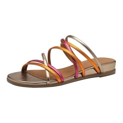 Tamaris Pantolette Damen Vegan Flach orange,EU 39 Tamaris Pantolette Damen Vegan Flach orange,EU 39