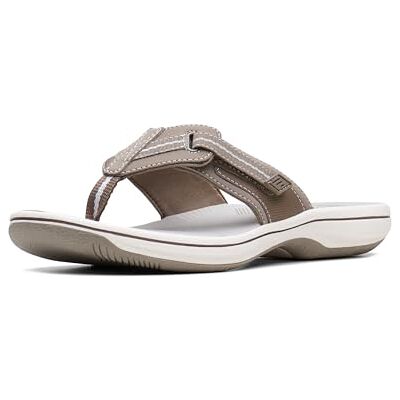 Clarks Brinkley Sea Womens Pewter Synthetic, 3 Clarks Brinkley Sea Womens Pewter Synthetic, 3