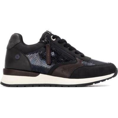 REFRESH Sportschuhe Sneaker Damen Schwarz Bequeme und vielseitige Schuhe Casual Mode Modell 17317702 (Größe 38) REFRESH Sportschuhe Sneaker Damen Schwarz Bequeme und vielseitige Schuhe Casual Mode Modell 17317702 (Größe 38)
