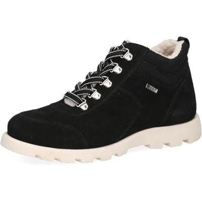 CAPRICE Damen Sneaker flach Gefüttert Bequem, Schwarz (Black Comb), 38 EU CAPRICE Damen Sneaker flach Gefüttert Bequem, Schwarz (Black Comb), 38 EU