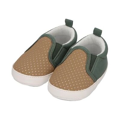 Sterntaler Babyschuh Farbmix für Jungen aus Kunstleder und Canvas Schuhe mit aufgenähter Rutschfester Sternensohle Baby Schuhe aus hochwertigem Material mattgrün, 20 Sterntaler Babyschuh Farbmix für Jungen aus Kunstleder und Canvas Schuhe mit aufgenähter Rutschfester Sternensohle Baby Schuhe aus hochwertigem Material mattgrün, 20