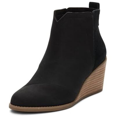 TOMS Damen Stiefeletten Wildleder Komfort Stiefel mit elastischen Seitenteilen und gepolstertem Fußbett TOMS Damen Stiefeletten Wildleder Komfort Stiefel mit elastischen Seitenteilen und gepolstertem Fußbett