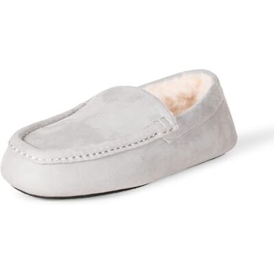 Amazon Herren Mokassin Slipper, Grau Microsuede, 11 Amazon Herren Mokassin Slipper, Grau Microsuede, 11