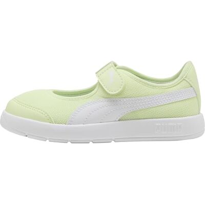 Puma Courtflex V3 LINA V PS Sneaker, Apple Spritz White, 35.5 EU, Apple Spritz Weiß, 2.5 UK Child Puma Courtflex V3 LINA V PS Sneaker, Apple Spritz White, 35.5 EU, Apple Spritz Weiß, 2.5 UK Child