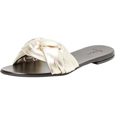 CELOCIA Damen Pantoletten, Gold, 38 EU CELOCIA Damen Pantoletten, Gold, 38 EU