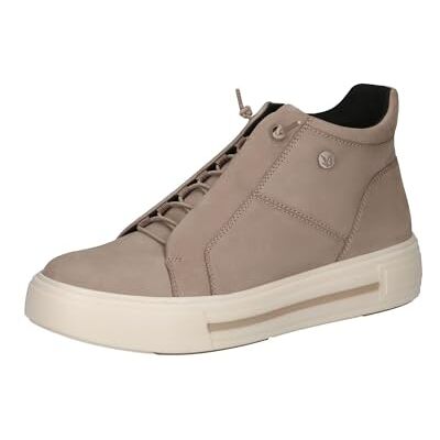 CAPRICE Damen Sneaker hoch aus Leder mit Reißverschluss, Braun (Mud Nubuc), 38.5 EU CAPRICE Damen Sneaker hoch aus Leder mit Reißverschluss, Braun (Mud Nubuc), 38.5 EU