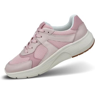 Bugatti Damen-Rosensneaker – Feminine Streifenrillen, atmungsaktives Mesh, herausnehmbare Einlegesohlen, federleichte Gummisohlen, Rose/Rose, 41 EU Bugatti Damen-Rosensneaker – Feminine Streifenrillen, atmungsaktives Mesh, herausnehmbare Einlegesohlen, federleichte Gummisohlen, Rose/Rose, 41 EU