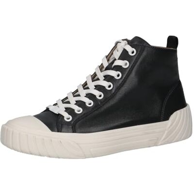 CAPRICE Damen Sneaker hoch aus Leder zum Schnüren, Blau (Ocean Softnap.), 36 EU CAPRICE Damen Sneaker hoch aus Leder zum Schnüren, Blau (Ocean Softnap.), 36 EU
