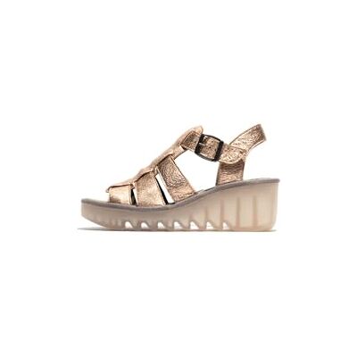 FLY London BAIC621FLY, Sandal Women's Fashion Shoes, SAHARA, 39 FLY London BAIC621FLY, Sandal Women's Fashion Shoes, SAHARA, 39