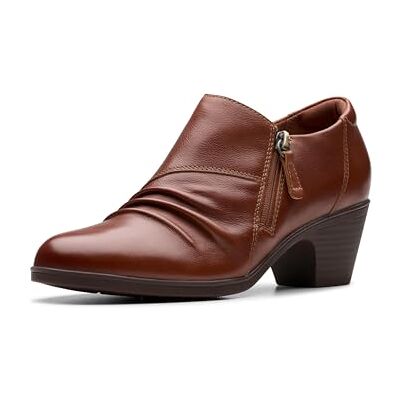Clarks Damen Emily2 Braley, Hellbraunes Leder, 41 EU Weit Clarks Damen Emily2 Braley, Hellbraunes Leder, 41 EU Weit