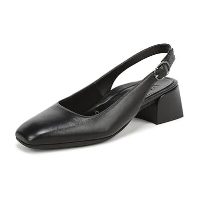 Vionic Damen Reyes Slingback-Absätze, Schwarzes Nappa-Leder, Mittel, EU 40.5 Vionic Damen Reyes Slingback-Absätze, Schwarzes Nappa-Leder, Mittel, EU 40.5