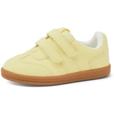 Amazon x Sofia Grainge Unisex Kinder Sneaker mit Klettverschluss und Gummisohle, Gelb, 34 EU Amazon x Sofia Grainge Unisex Kinder Sneaker mit Klettverschluss und Gummisohle, Gelb, 34 EU