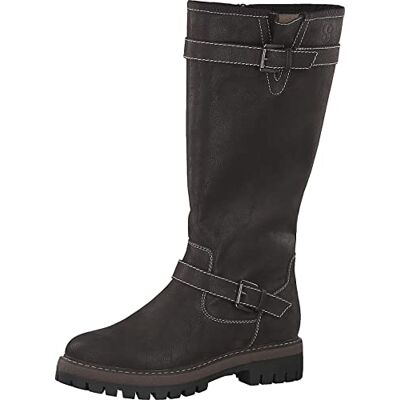 S. Oliver Damen Hohe Stiefel ohne Absatz Kniehoch Blockabsatz, Braun (Dark Brown), 37 EU S. Oliver Damen Hohe Stiefel ohne Absatz Kniehoch Blockabsatz, Braun (Dark Brown), 37 EU