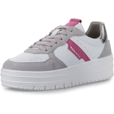 Tamaris Damen Sneaker Wechselfußbett; LIGHTGREY Combined, EU 36 Tamaris Damen Sneaker Wechselfußbett; LIGHTGREY Combined, EU 36