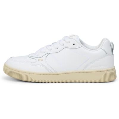 Marc O' Polo Marc OߴPolo Damen Sneaker flach aus Leder bequem, Weiß (White), 37 Marc O' Polo Marc OߴPolo Damen Sneaker flach aus Leder bequem, Weiß (White), 37