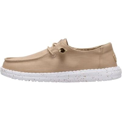 HEYDUDE Wendy Canvas Damen Slip on Flache Schuhe Mokassin Stil Weihrauch, 38 HEYDUDE Wendy Canvas Damen Slip on Flache Schuhe Mokassin Stil Weihrauch, 38