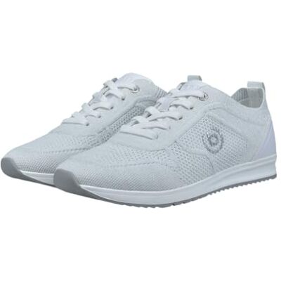 Bugatti Damen Sneaker 435AVB026950-2013, 36, White/Silver Bugatti Damen Sneaker 435AVB026950-2013, 36, White/Silver
