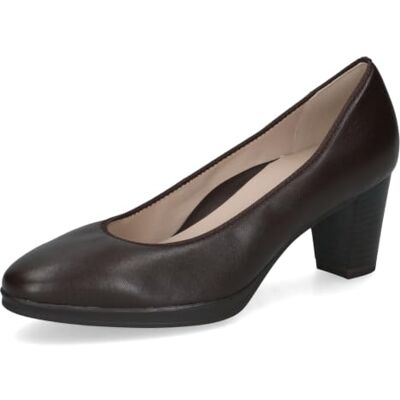 CAPRICE Damen Pumps aus Leder, Braun (DK Brown Nappa), 41 CAPRICE Damen Pumps aus Leder, Braun (DK Brown Nappa), 41