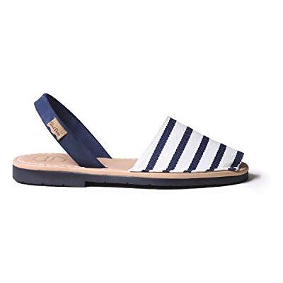 Toni Abarca für Damen aus Leder Mao-BR Roh-Marineblau, 35 EU Toni Abarca für Damen aus Leder Mao-BR Roh-Marineblau, 35 EU
