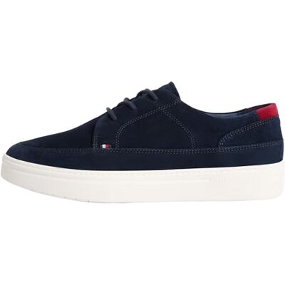 Tommy Hilfiger Herren Hybrid Schuhe Light Hybrid aus Leder, Blau (Desert Sky), 44 Tommy Hilfiger Herren Hybrid Schuhe Light Hybrid aus Leder, Blau (Desert Sky), 44