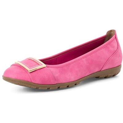 MARCO TOZZI Damen Ballerinas mit Zierschnalle Elegant, Rosa (Pink), 38 EU MARCO TOZZI Damen Ballerinas mit Zierschnalle Elegant, Rosa (Pink), 38 EU