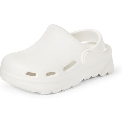 Amazon Unisex Kinder Leichte Garten-Clogs, Weiß, 27 EU Amazon Unisex Kinder Leichte Garten-Clogs, Weiß, 27 EU